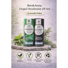 Ben&anna Doğal Deodorant 2’li Set – Green Fusion & Urban Black | Avantajlı Paket