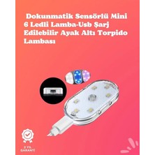 İntora Kolay Montajlı, Çok Renkli USB Şarjlı Kablosuz Araç Içi Işık Seti