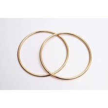 Orhan Çanta Bir Çift Metal Çanta Sapı Gold 11 CM