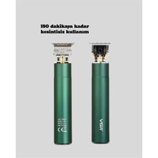 İntora Saç Sakal Ense Paslanmaz Çelik T-Bıçak Vücut Tıraş Makinesi