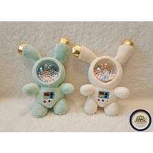 Hesperides Souvenirs 2li Tavşan Figürlü Boncuk Detaylı Anahtarlık