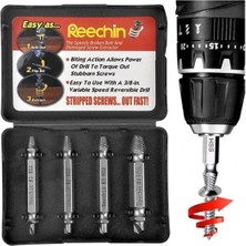 Pazarcan Easy Out 4lü Sökme Takımı - Hasar Görmüş Vida Çıkarıcı