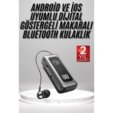 İntora Makaralı Kulaklık Sd Kart Girişli Dijital Göstergeli Kablolu Bluetooth Kulaklık