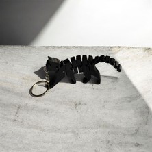 Portal 3d Port.al 3D Tasarım Gülümseyen Axolotl (Semender) Figürlü Anahtarlık - Beyaz - Pla