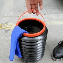 Gusion Çok Amaçlı Katlanabilir Araç Içi Kova 4 Litre Kapasite Araç Çöp Kovası Araç Içi Düzen