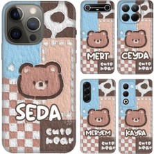 Nurdic Infinix Hot 30 30I 40 40I 50 Note Zero 11 30 40 50 50I 60 60I Pro Plus Kılıf Isim Yazılı Ayıcık