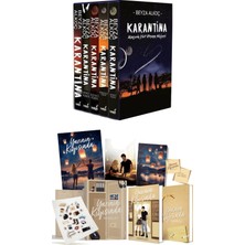 İndigo Kitap Karantina Serisi Seti-5 Kitap Takım- Ciltli Kutulu ve Yarının Kıyısında Hediyeli Özel Kutu Ciltli