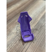 Onyx Recaro Koltuk Tasarımlı 3D Baskı Masaüstü Telefon Tutucu – Şarj Uyumlu