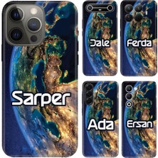 Nurdic Huawei Honor P30 P40 Mate 20 Lite Y9 Prime 2017 2019 Nova 12S Kılıf Isim Yazılı World Night