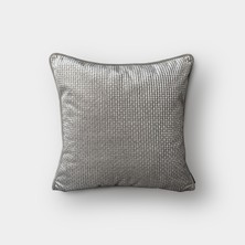 Lidoma Home "rona" Dokulu Desenli Kırlent 45X45 - Açık Gri