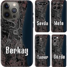 Nurdic Huawei Honor 200 400 Pro Magic 7 8 Lite Kılıf Isim Yazılı Siyahbeyaz Stad