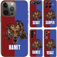 Nurdic Huawei Honor P30 P40 Mate 20 Lite Y9 Prime 2017 2019 Nova 12S Kılıf Isim Yazılı Bordo Mavi