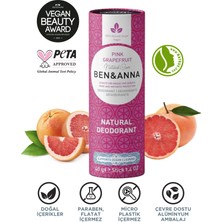 Ben & Anna Pink Grapefruit Doğal Deodorant Vegan Alüminyum İçermeyen 40 G