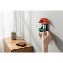 3D Tasarım Dekoratif Ev Tasarımlı Anahtarlık Askısı