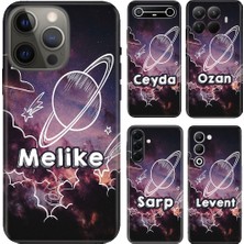 Nurdic Samsung Galaxy S10 S20 Fe Plus A20 A22 M22 M33 A30 A7 A9 2018 Kılıf Isim Yazılı Silikon Gezegenler