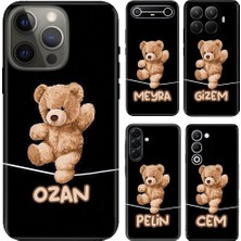 Nurdic Vivo Y28 Y29 Y32 Y33S Y35 Y36 V21 V21E V30 V40 V50 Lite Kılıf Isim Yazılı Teddy Cambaz