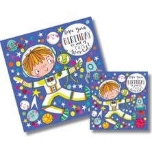 Rachel Ellen Design Rachel Ellen Yap Boz Yazı Kartı / Spaceman And Alien