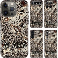 Nurdic Vivo Y04 Y11S Y15S Y16 Y17S Y18 Y19 Y19S Y20S Y22S Y27 Kılıf Isim Yazılı Lion Print