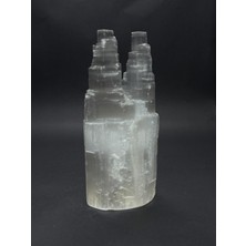 Gemsartdeco Selenit Twin Tower 15CM