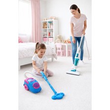 Akar Oyuncak Elektrikli Süpürge Rol Oyunlu Mavi