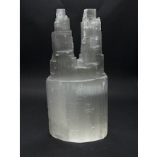 Gemsartdeco Selenit Twin Tower 20CM