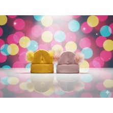 Gmn Collection 2'li Kız Çocuk Ponponlu Bere Takımı