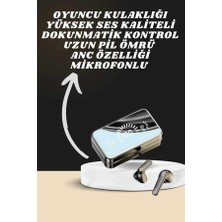 Sbusshop Aynalı Bluetooth Kulaklık ve 7 Kordonlu Akıllı Saat Dijital Göstergeli Uzun Pil - SB001M-47S6J