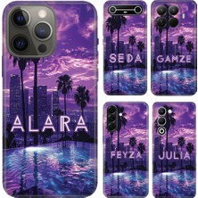 Nurdic Huawei Honor P30 P40 Mate 20 Lite Y9 Prime 2017 2019 Nova 12S Kılıf Isim Yazılı Landscape