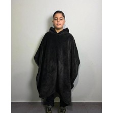 Nuvy Giyilebilir Hoodie Battaniye Çocuk Boy 5-11 Yaş