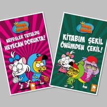 Eksik Parça Yayınları Kral Şakir Nefesler Tutuldu Heyecan Dorukta - Kitabım Şekil Önümdem Çekil (2025 Son 2 Kitap)