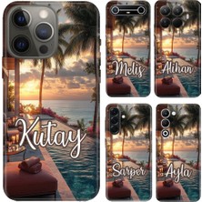 Nurdic Huawei Honor P30 P40 Mate 20 Lite Y9 Prime 2017 2019 Nova 12S Kılıf Isim Yazılı Zengin Tatili