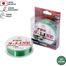 Yeşil Olta Misinası - Japon Materyal - 150 Metre - Pro S-Line - 0,30MM