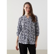 Lc Waikiki Yeni Sezon Kaçık Yaka Çiçekli Bluz