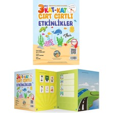 Braventa Collection Ingizlice Destekli- 2-3 Yaş Konuşmayı ve Dikkati Geliştiren Kat Kat Cırt Cırtlı Etkinlik Kitapları (