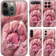 Nurdic Oppo Reno 4 5 6 7 13F 14F A54 A74 A16 Kılıf Isim Yazılı Silikon Süslü Paticik