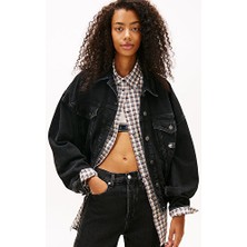 Tommy Hilfiger Kadın Th Oversize Trucker Ceket