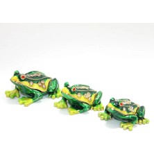 Karahanbey Taşlı 3'lü Kurbağa Seti