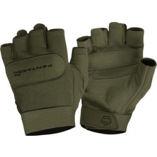 Taktikal Eldiven - Pentagon - Yarım Parmak - Duty Mechanic - Olive - P20010-SH