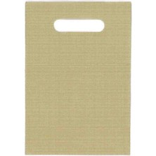 Yağmur Ambalaj Bej Renkli Lüks Metalize Hediye Poşeti 13X20CM (25ADET)