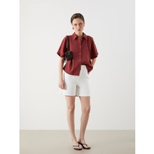 Lc Waikiki Yeni Sezon Bermuda Fit Kadın Jean Şort