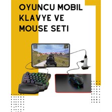 TeknoBaran Yüksek Performanslı Mobil Oyun Aksesuarı – 5 Parçalı Klavye Mouse Dönüştürücü Set