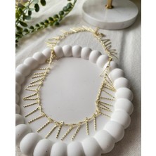 Jewelry Özel Seri Gold 14K Stick Sallantılı Kolye