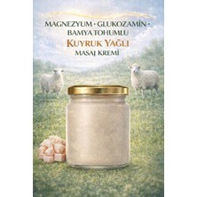 Biorganix Life Dağ Dermanı Kuyruk Yağlı Bamya Tohumlu Masaj Kremi  210ML