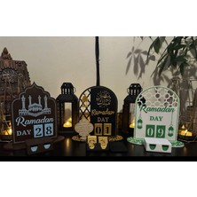 3D Baskı Ramazan Takvimi – Gün Değiştirilebilir Dekoratif Masa Süsü