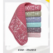 Bilmar Bimar Bukle Jakarlı Soft Motif Desenli El ve Yüz Havlusu 50 x 90 cm x 6 Adet