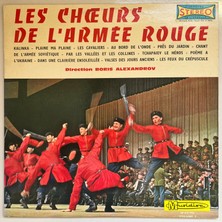 RCA Les Chœurs De L'armée Rouge Lp Plak (Orijinal Dönem Fransa Baskı Plak)