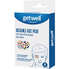 cgp medikal can güven park Desenli Göz Kapama Pedi 5 Paket 40 Adet