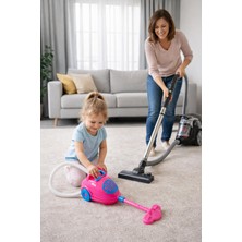 Akar Oyuncak Elektrikli Süpürge Rol Oyunlu Pembe