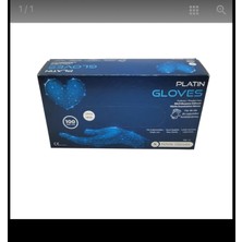 cgp medikal can güven park Mavi Nitril Eldiven Pudrasız L Beden 1 Kutu