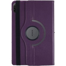 Tunç Line Huawei Honor Pad X8A Kılıf 360 Tablet Deri Kılıf - Mürdüm